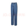 阿迪達斯 （adidas）三葉草 簡(jiǎn)約休閑運動(dòng)直筒牛仔褲 女子IW5758 29 曬單實(shí)拍圖