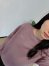 安踏（ANTA）運動套裝女2025秋季新款寬松透氣休閑跑步百搭衛(wèi)衣長褲兩件套 7707-8緋紫色+基礎黑 M 曬單實拍圖