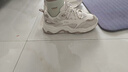FILA 斐樂山丘鞋COLLINA女鞋復古運動鞋春新款戶外休閑老爹鞋 棉花糖/樸色-MA 37.5 曬單實拍圖