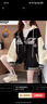 MXQP棒球服外套女2025春秋冬新款學(xué)生韓版寬松慵懶風(fēng)加絨衛衣開(kāi)衫上衣 19010黑色加絨 M 【80-110斤】 曬單實(shí)拍圖