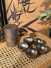 金灶（KAMJOVE）純鈦旅行茶具套裝 便攜式戶外露營(yíng)茶具泡茶器隔熱防燙茶體快客杯 輕盈隨行 一壺5杯 曬單實(shí)拍圖