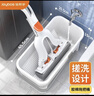 佳幫手海綿拖把搓洗免手洗盆水桶加大家用一拖凈清潔墩布拖布拖把清洗桶 曬單實(shí)拍圖