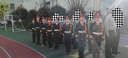 高中初中小學(xué)生儀仗隊服裝國旗班升旗手國旗護衛隊護升旗儀式服裝 超值男綠八件套 160cm 曬單實(shí)拍圖