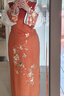 聽(tīng)月小筑【惜芳時(shí)】原創(chuàng  )女春秋國風(fēng)改良刺繡旗袍復古新中式連衣裙 橘色 現貨 L 曬單實(shí)拍圖