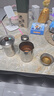 鳴盞純鈦旅行茶具套裝快客杯便攜戶外功夫茶具雙層家用露營(yíng)泡茶壺禮品 （公道杯+主人杯+茶杯*2） 一壺4杯 曬單實(shí)拍圖