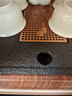 京東京造 茶盤茶托 帶排水仿烏金石胡驀山桃紋中號功夫茶臺儲水單盤干泡 曬單實拍圖