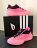 阿迪達斯 （adidas）男 籃球系列 DAME X 籃球鞋 KI5996 粉色  43  曬單實(shí)拍圖