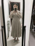 Burwilde國(guó)際品牌連衣裙2025新款女夏秋十三行品牌長(zhǎng)袖氣質(zhì)輕奢感裙子 香檳金（禮盒裝） L 105-115斤 曬單實(shí)拍圖