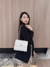 狄梵普輕奢包包女包女士2025新款斜挎單肩包生日七夕節(jié)禮物送女友送老婆 白色【禮盒裝】 小包 曬單實(shí)拍圖