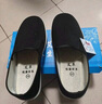3514老北京布鞋工作鞋輕便一腳蹬爸爸鞋傳統(tǒng)布鞋男士休閑鞋  黑色 43 曬單實拍圖