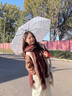 愛上雨透明三麗鷗凱蒂貓長柄傘可愛卡通磨砂兒童學(xué)生上學(xué)雨傘便捷高顏值 （梔遇滿版）Kitty磨砂款長柄【加厚加固】 曬單實(shí)拍圖