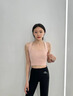 VOJ運動(dòng)內衣女高強度健身跑步防震瑜伽服一體美背交叉式背心文胸 粉色文胸 【固定杯】 M 【推薦體重105-115斤】 曬單實(shí)拍圖