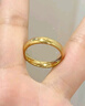 中國黃金（CHINA GOLD）天元黃金戒指男999足金光面素圈開(kāi)口戒生日禮物送男友老公 天元開(kāi)口戒指金重約4.5g 曬單實(shí)拍圖