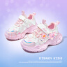 迪士尼童鞋女童春秋單里運動(dòng)鞋公主風(fēng)女孩戶(hù)外跑步鞋DST1102粉色30碼 曬單實(shí)拍圖