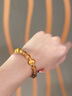 六福珠寶成毅禮盒足金奇趣堅(jiān)果成毅同款限量黃金轉(zhuǎn)運(yùn)珠手鏈?zhǔn)执?032532BAA 總重14.83克 好事花生禮盒 曬單實(shí)拍圖