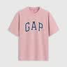 蓋璞Gap男女裝早秋純棉印花logo短袖T恤美式725617 粉色 L (175/96A) 亞洲尺碼 曬單實(shí)拍圖