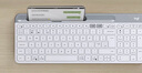 羅技（Logitech）時尚系列 K580 鍵盤 藍牙鍵盤 辦公鍵盤 無線鍵盤 便攜超薄鍵盤 筆記本鍵盤 平板鍵盤 芍藥白 曬單實拍圖