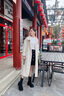 卓詩(shī)尼粗跟襪靴短靴女2025秋冬新款彈力靴流蘇串珠女靴子瘦瘦靴絨面單靴 黑色-單里 37 曬單實(shí)拍圖