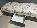 宜家（IKEA）HEMNES漢尼斯沙發(fā)床折疊床坐臥兩用客廳沙發(fā) 灰色床框架帶3屜+椰殼纖維床墊X2 800mm*2000mm 曬單實(shí)拍圖