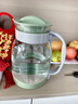 天喜涼水壺玻璃冷水壺大容量加厚耐熱冷水杯檸檬氣泡水具學(xué)生禮物 曬單實(shí)拍圖