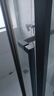 東鵬（DONGPENG）淋浴房鉆石型移門浴室隔斷衛(wèi)生間淋浴隔斷家用洗澡間干濕分離玻璃 槍灰1000*1000側(cè)移折疊 標(biāo)高2000，含石基2050mm 曬單實(shí)拍圖