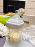 HEGEN海格恩新生嬰兒防脹氣奶瓶0-6-12個(gè)月+ppsu仿母乳防嗆奶寶寶奶瓶 【防脹氣】奶瓶 150ml 1-3月+ 曬單實(shí)拍圖