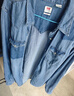 Levi's李維斯25年秋冬新款男士美式翻領(lǐng)拼色休閑牛仔襯衫外套 淺藍 S 曬單實(shí)拍圖