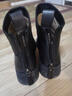天美意女靴加絨商場(chǎng)同款粗跟復古潮流短靴女時(shí)裝靴新款 黑色 39 曬單實(shí)拍圖
