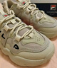 FILA HERITAGE 斐樂(lè )官方女子籃球鞋年冬季新款低幫運動(dòng)鞋潮流休閑鞋女 燕麥色/黃水泥-OC 36.5 曬單實(shí)拍圖