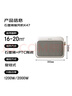 艾美特（AIRMATE）【石墨烯極速導熱】暖風(fēng)機/電熱取暖器/電暖器/電暖氣片/加熱器 家用臺式壁掛浴室浴霸防水 K47 曬單實(shí)拍圖