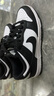 耐克NIKE女復古休閑板鞋 熊貓DUNK緩震運動(dòng)鞋 DD1503-101白黑35.5 曬單實(shí)拍圖