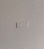西門(mén)子（SIEMENS）IP55等級開(kāi)關(guān)插座防水盒防濺盒 (可90°懸停)透明灰防水盒防水罩 IP55透明防水盒 曬單實(shí)拍圖