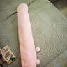 麥舒特德國長(cháng)條熱水袋暖被窩專(zhuān)用加厚防爆注水加長(cháng)2025新款孕婦冬天睡覺(jué) 59cm大號兔絨粉色【防爆0異味 可拆洗】 曬單實(shí)拍圖