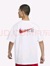 耐克(NIKE)男短袖T恤 中考祝福禮物 考試全對HF6594-100 白XL 曬單實(shí)拍圖