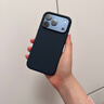 W&P【相機按鍵全包】適用蘋果17pro手機殼iphone17pro液態(tài)硅膠保護套觸控專用magSafe磁吸防摔藍wp 曬單實拍圖