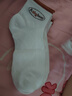 莫代爾女士襪子女夏季純棉中筒襪抗菌防臭薄款吸汗透氣學(xué)生卡通白長(cháng)襪 混色 5雙 均碼 曬單實(shí)拍圖