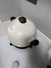 BESCO陶瓷鍋無(wú)涂層燉煮煲湯鍋電磁爐燃氣灶通用平底鍋不粘鍋家用煮粥鍋 深色湯鍋【內外不粘】 24cm 曬單實(shí)拍圖