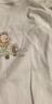 拉比【100%精梳棉】嬰幼童圓領(lǐng)內衣秋衣秋褲保暖肩開(kāi)服套裝（2套裝） 綠色+白色 肩開(kāi)服套裝（2套裝） 110 曬單實(shí)拍圖
