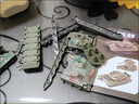 殲20飛機模型積木玩具4D中國隱身戰斗機軍事車(chē)兒童益智玩具禮物 99A主戰坦克 曬單實(shí)拍圖