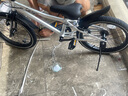 Cakalyen可萊茵兒童自行車(chē)學(xué)生公路車(chē)單車(chē)兒童車(chē)腳踏童車(chē)山地車(chē) 鈦合銀【適合小王子和小公主】 18寸-適合5-11歲 身高115-145cm 曬單實(shí)拍圖