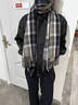 恒源祥格子圍巾女2025韓版百搭冬季圍巾兩用可愛(ài)少女保暖圍巾潮 升級款航海家 曬單實(shí)拍圖