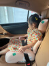 怡戈（Ekobebe）兒童安全座椅增高墊3-12歲大童車載汽車便攜式坐墊簡易008X櫻花粉 曬單實拍圖