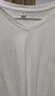 優(yōu)衣庫女裝竹節紗V領(lǐng)T恤/短袖棉白T上衣打底內搭春夏新款483576 00 白色 2XL /170/100B 曬單實(shí)拍圖