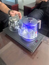 FUNORK全自動(dòng)上水電熱水壺 茶臺(tái)燒水壺家用辦公一體機(jī)茶桌茶幾嵌入式茶具電茶爐套裝 RY-10鈦灰色保溫1L 曬單實(shí)拍圖