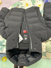 迪桑特（DESCENTE）TRAINING系列綜訓訓練運動(dòng)健身男士連帽保暖羽絨服 BK-黑色 XL (180/100A) 曬單實(shí)拍圖