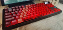黑爵（AJAZZ）【下單立減15%】MK87三模無(wú)線機(jī)械鍵盤(pán)客制化鍵盤(pán)5層填充全鍵熱插拔Gasket結(jié)構(gòu)10000mAh長(zhǎng)續(xù)航 赤焰紅 火龍果軸 10000mAh 屏幕+旋鈕 曬單實(shí)拍圖