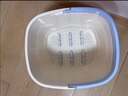 羅威奢品 ROWILUX德國品質(zhì)泡腳桶長(cháng)效保溫加厚兒童可愛(ài)泡腳桶家用過(guò)小腿兒童宿舍養 [矮款帶蓋子]粉色頭巾貓 曬單實(shí)拍圖