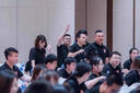 恒朔衫純色polo工作服定制企業(yè)高端翻領(lǐng)t恤男刺繡棉文化衫印字印logo 藏青色 L 曬單實(shí)拍圖