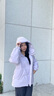 波司登（BOSIDENG）25新款羽絨服女短款寬松休閑通勤連帽冬季舒適保暖外套B250245202 風(fēng)鈴淡紫6453 M 165/88A 體重約110-120斤 曬單實(shí)拍圖