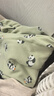 蕉內520H動(dòng)物主題超級市場(chǎng)兒童家居服男女童棉感睡衣大童寶寶春秋季 沼綠-熊貓 140 曬單實(shí)拍圖